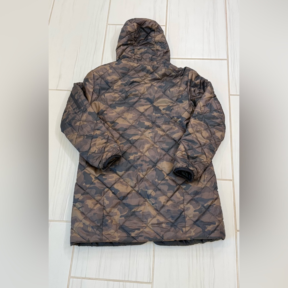 Champion feather lightweight puffer jacket reversible black large L Cargo - Picture 4 of 5
